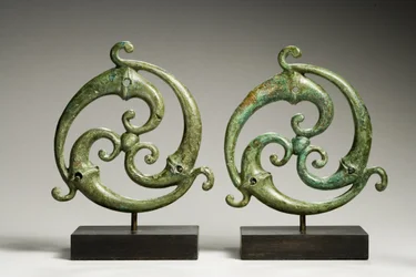 Appliques Triskele, Romano-Celtiche, c. III secolo d.C.